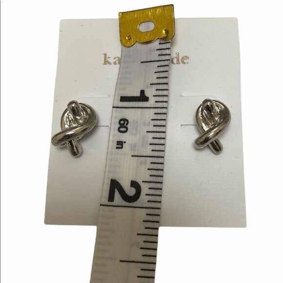 Kate Spade Silver Sailor Knot Studs - Picture 5 of 5